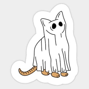 Ghost Cat Sticker